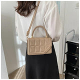 PLAID QUILTED SHOULDER BAG - B ANN'S BOUTIQUE, LLC