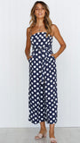 POLKA DOT PARTY JUMPSUIT - B ANN'S BOUTIQUE