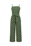 POLKA DOT PARTY JUMPSUIT - B ANN'S BOUTIQUE