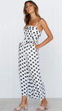 POLKA DOT PARTY JUMPSUIT - B ANN'S BOUTIQUE