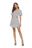 POLKA DOT PERFECT WRAP DRESS - B ANN'S BOUTIQUE