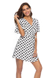 POLKA DOT PERFECT WRAP DRESS - B ANN'S BOUTIQUE