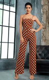 POLKA DOTTIN’ PARTY JUMPSUIT - B ANN'S BOUTIQUE