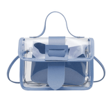 POP OF COLOR CLEAR CROSSBODY - B ANN'S BOUTIQUE, LLC