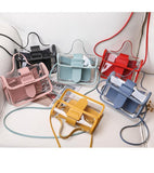 POP OF COLOR CLEAR CROSSBODY - B ANN'S BOUTIQUE, LLC