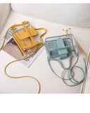 POP OF COLOR CLEAR CROSSBODY - B ANN'S BOUTIQUE, LLC