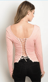 PRETTY AS A PEACH CORSET TOP - B ANN'S BOUTIQUE