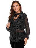 PRETTY AS A PICTURE CHIFFON TOP - B ANN'S BOUTIQUE