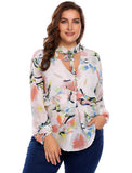 PRETTY AS A PICTURE CHIFFON TOP - B ANN'S BOUTIQUE