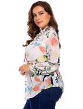 PRETTY AS A PICTURE CHIFFON TOP - B ANN'S BOUTIQUE