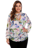 PRETTY AS A PICTURE CHIFFON TOP - B ANN'S BOUTIQUE