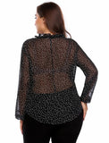 PRETTY AS A PICTURE CHIFFON TOP - B ANN'S BOUTIQUE