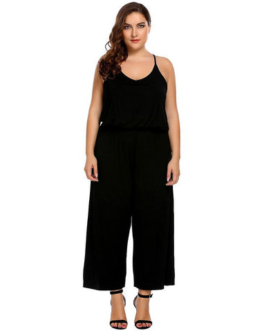 PRISCILLA’S PERFECT CHIC CAMI JUMPSUIT - B ANN'S BOUTIQUE