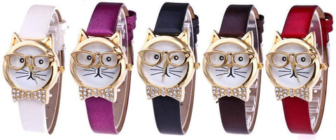 QUIRKY CAT WATCH - B ANN'S BOUTIQUE