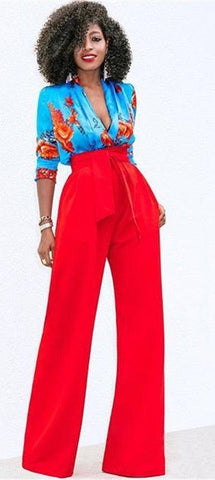 RAE'S RED FLARE PANTS - B ANN'S BOUTIQUE, LLC