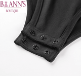 RAE’S RUFFLE BACKLESS BODYSUIT - B ANN'S BOUTIQUE