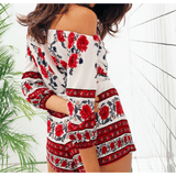 RED ALERT ROMPER - B ANN'S BOUTIQUE