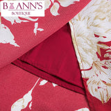 RED FLORAL MAXI WRAP DRESS - B ANN'S BOUTIQUE, LLC