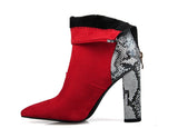 RED HOT ANKLE BOOTIE - B ANN'S BOUTIQUE