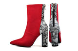 RED HOT ANKLE BOOTIE - B ANN'S BOUTIQUE