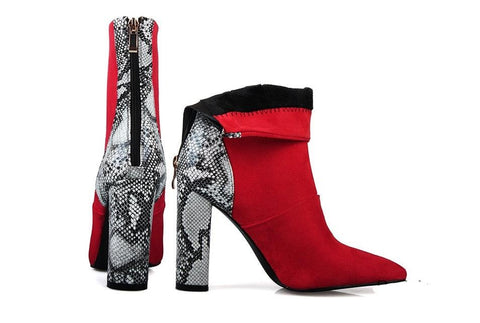 RED HOT ANKLE BOOTIE - B ANN'S BOUTIQUE