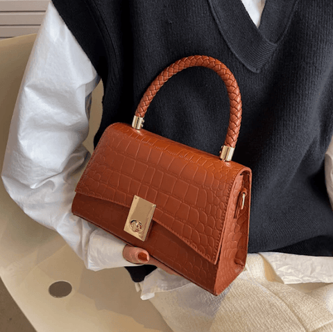 RETRO ALLIGATOR TEXTURE TOTE - B ANN'S BOUTIQUE, LLC