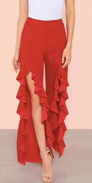 RAE'S RED FLARE PANTS – B ANN'S BOUTIQUE, LLC