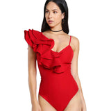 ROE’S RUFFLED ONE BODYSUIT - B ANN'S BOUTIQUE