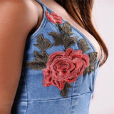 ROSE’S DENIM DREAM ROMPER - B ANN'S BOUTIQUE