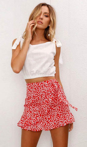 RUFFLE WRAP IT SKIRT - B ANN'S BOUTIQUE