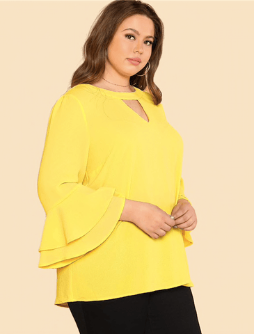 RUFFLED RAY OF SUNSHINE - B ANN'S BOUTIQUE