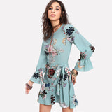 RUFFLES ARE SO RIGHT WRAP DRESS - B ANN'S BOUTIQUE