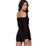 SASSY OFF-THE-TOP ROMPER - B ANN'S BOUTIQUE