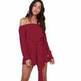 SASSY OFF-THE-TOP ROMPER - B ANN'S BOUTIQUE