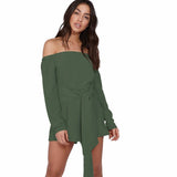 SASSY OFF-THE-TOP ROMPER - B ANN'S BOUTIQUE