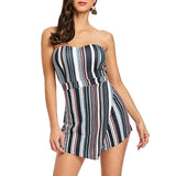 SAVANNAH’S STRIPED JUST RIGHT ROMPER - B ANN'S BOUTIQUE