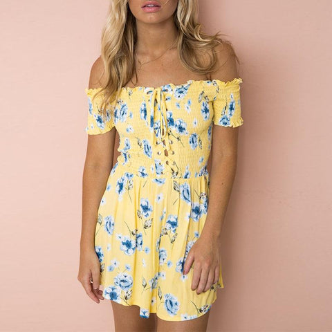 SAVANNAH'S SUNSHINE DREAM ROMPER - B ANN'S BOUTIQUE