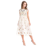 SAVANNAH SWEET FLORL EMBROIDERY DRESS - B ANN'S BOUTIQUE