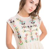 SAVANNAH SWEET FLORL EMBROIDERY DRESS - B ANN'S BOUTIQUE