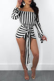 SERENA’S STRIPE IT RIGHT ROMPER - B ANN'S BOUTIQUE