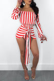 SERENA’S STRIPE IT RIGHT ROMPER - B ANN'S BOUTIQUE