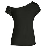 SEXY SHOULDER STYLE TEE - B ANN'S BOUTIQUE, LLC