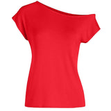 SEXY SHOULDER STYLE TEE - B ANN'S BOUTIQUE, LLC