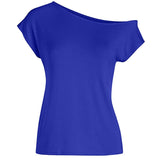 SEXY SHOULDER STYLE TEE - B ANN'S BOUTIQUE, LLC