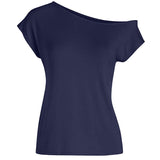 SEXY SHOULDER STYLE TEE - B ANN'S BOUTIQUE, LLC