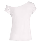 SEXY SHOULDER STYLE TEE - B ANN'S BOUTIQUE, LLC