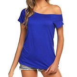 SEXY SHOULDER STYLE TEE - B ANN'S BOUTIQUE, LLC