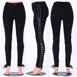 SIDE LACE-UP JEANS - B ANN'S BOUTIQUE