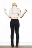 SIDE LACE-UP JEANS - B ANN'S BOUTIQUE