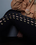 SIDE LACE-UP JEANS - B ANN'S BOUTIQUE